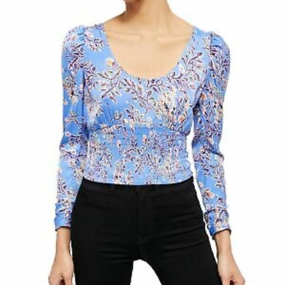 New Free People Bluebell Blouse - Picture 7 of 7